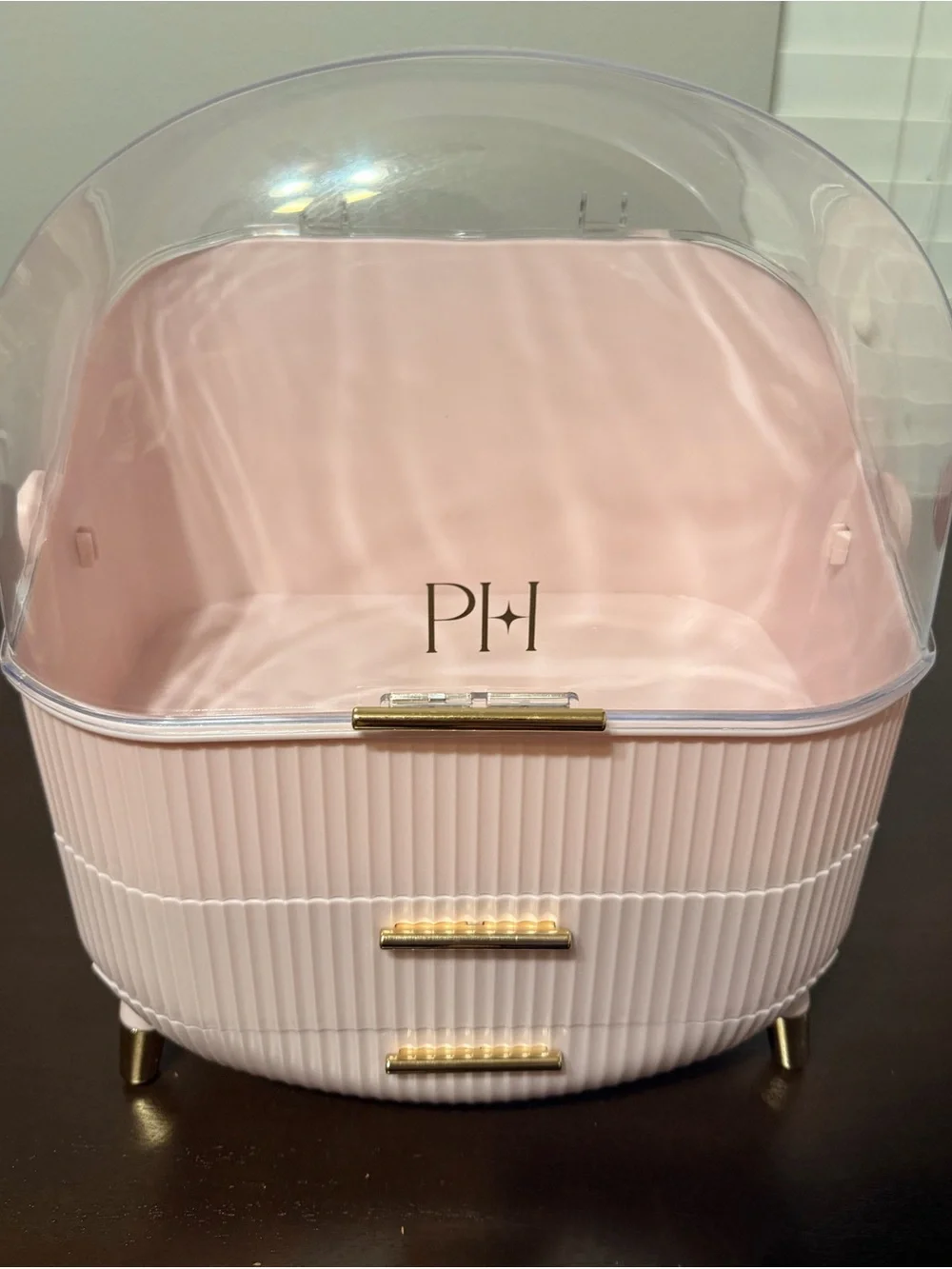 Paris Hilton Makeup Storage Organizer with Lid
